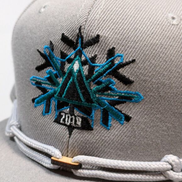 Findlay Logo Snapback Hat Stash Pocket Grey Portland Stampede Lace January 2019 - Picture 7 of 7